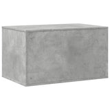 Cat Litter Box Enclosure Concrete Grey 80x50x45 cm Engineered Wood 857736