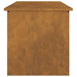Outdoor Storage Box Rusty 80 x 50.5 x 50 cm Steel 874573