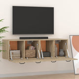 Wall Cabinets 2 pcs Sonoma Oak 80x35x36.5 cm Engineered Wood 3115654