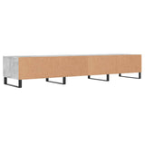 TV Cabinet Concrete Grey 150x36x30 cm Engineered Wood 829176