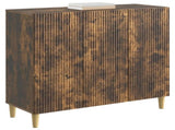 Sideboard Smoked Oak 89 x 34.5 x 80 cm Engineered Wood 894650