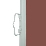 Patio Retractable Side Awning 170x300 cm Brown 48369