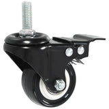 12 pcs Swivel Casters with Brakes 50 mm 277932