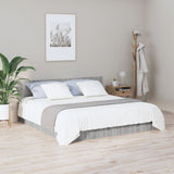 816977 Bed Headboard Grey Sonoma 200x1,5x80 cm Engineered Wood