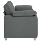 Sofa Dark Grey 180 x 77 x 82 cm Fabric 4105228