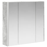 Bathroom Mirror Cabinet Concrete Grey 63.5 x 15.5 x 60.5 cm 889250