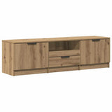 TV Cabinet Artisan Oak 140x35x40 cm Engineered Wood 856851