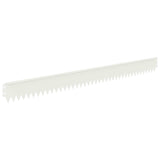 Lawn Edging 50 pcs 103 x 10 cm Steel White 8008329