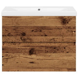 Sink Cabinet with Built-in Basin Old Wood 3328921
