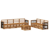 Sofa Sets 8 pcs Solid Acacia Wood 3384110
