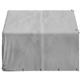 Outdoor Dog Kennel with Cover 2x2x1.5 m Galvanised Steel 4105408