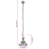 Pendant Lighting 25x25x136 cm Aluminium 357838