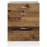 Kitchen Base Cabinet Lyon Old Wood Engineered Wood 854257