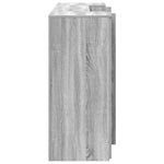 Reception Desk Grey Sonoma 200x50x103.5 cm Engineered Wood 3324183