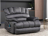Electric Power Lift Recliner Chair Sofa with Massage and Heat for Elderly, 2 Side Pockets, USB Ports WF293635GAA