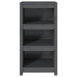 Book Cabinet Grey 50x35x97 cm Solid Wood Pine 821706