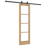 Sliding Door ORKDAL Natural and Black 61 x 198.5 cm 3332181