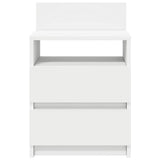 Bedside Cabinets 2 pcs with 2 Drawers White 40x33x60 cm 858561