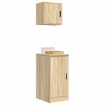 ZNTS Garage Cabinets 2 pcs Sonoma Oak Engineered Wood 3328298