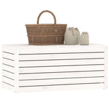 Garden Box White 101x50.5x46.5 cm Solid Wood Pine 823949