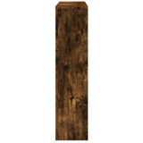 Radiator Cover Smoked Oak 149x20x82 cm Engineered Wood 852703