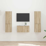 TV Cabinet Set 5 pcs Sonoma Oak Engineered Wood 3409098