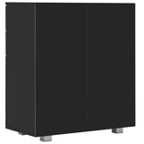 Sideboard Black Engineered Wood 71 x 35 x 80 cm Sideboard 283716