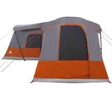 Tent 16-Person with Roof Grey and Orange 680 x 510 x 210 cm 42004007
