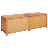 Storage Box Solid Oak Wood 42000876