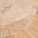 Shaggy Rug High Pile NAVARRA Beige 200x200 cm Polyester 4102917