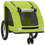 Pet Bike Trailer Green Oxford Fabric and Iron 93990