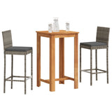 Garden Bar Set Grey 3295295