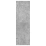 Book Cabinet Concrete Grey 98x30x98 cm Engineered Wood 801120