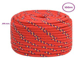 Multipurpose Utility Rope 16 mm 100 m Red PP 1560 kg Max Load 3472979