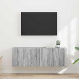 TV Wall Cabinet 2 pcs Grey Sonoma 59.5 x 31 x 40 cm 892342