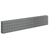 145647 Gabion Raised Bed Galvanised Steel 450x30x90 cm