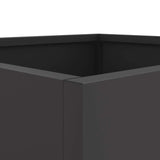 Planter Black 42x40x39 cm Steel 841547