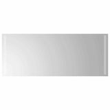 LED Bathroom Mirror Transparent 100 x 40 cm Tempered Glass 42045803