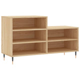 Shoe Cabinet Sonoma Oak 102x36x60 cm Engineered Wood 831383