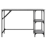 Desk Grey Sonoma 120x50x75 cm Metal and Engineered Wood 845324