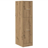 Apothecary Cabinet Artisian Oak 30x41x118 cm Engineered Wood 855168