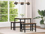Dining Tables 60 x 60 x 75 cm METAL Square 892616