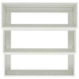 Garden Planter White 90 x 90 x 35 cm Cold-rolled Steel 865835