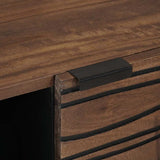 Sideboard Brown 80 x 33 x 75 cm Solid mango wood 4018035