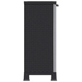 Plastic Cabinet 68x39x92 cm Rattan Design 337898
