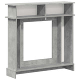 Fireplace Surround Concrete Grey 102 x 26 x 100 cm 8006645
