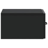 Wall-Mounted Side Table Black 59 x 34.5 x 17 cm Engineered Wood 899166