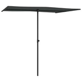 Garden Parasol with Aluminium Pole 2x1,5 m Anthracite 47338