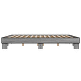 Bed Frame without Mattress Grey Sonoma 200x200 cm 3280220
