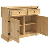 Kitchen Trolley 2 pcs Honey Wax 112 x 70 x 91.5 cm Solid-Pine 3425384